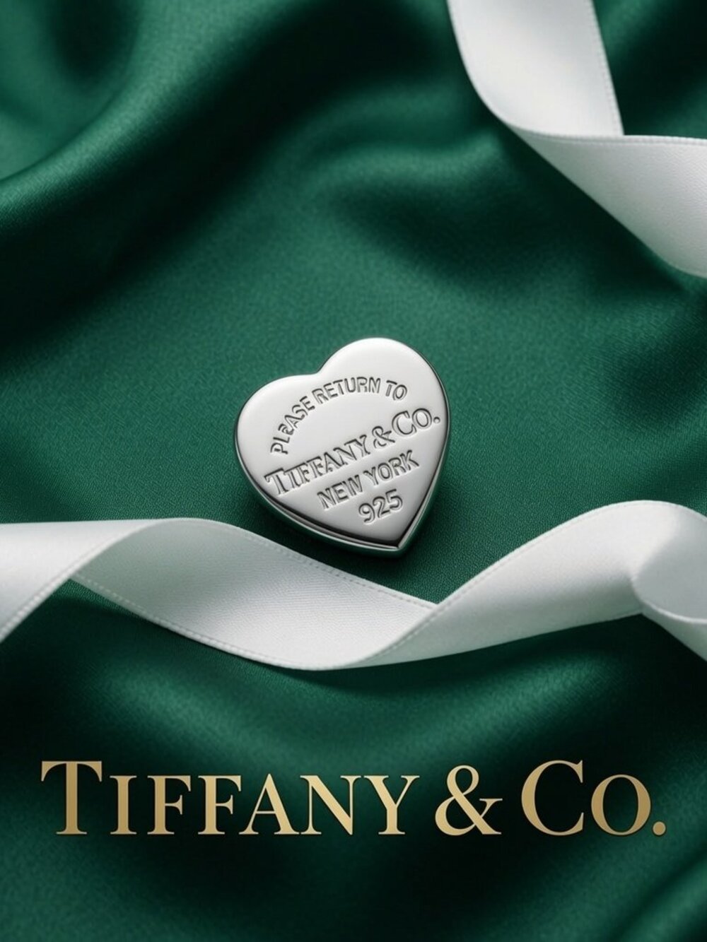 .Tiffany & Co. Sterling Silver 925 Return 1 To Heart Stud Earring